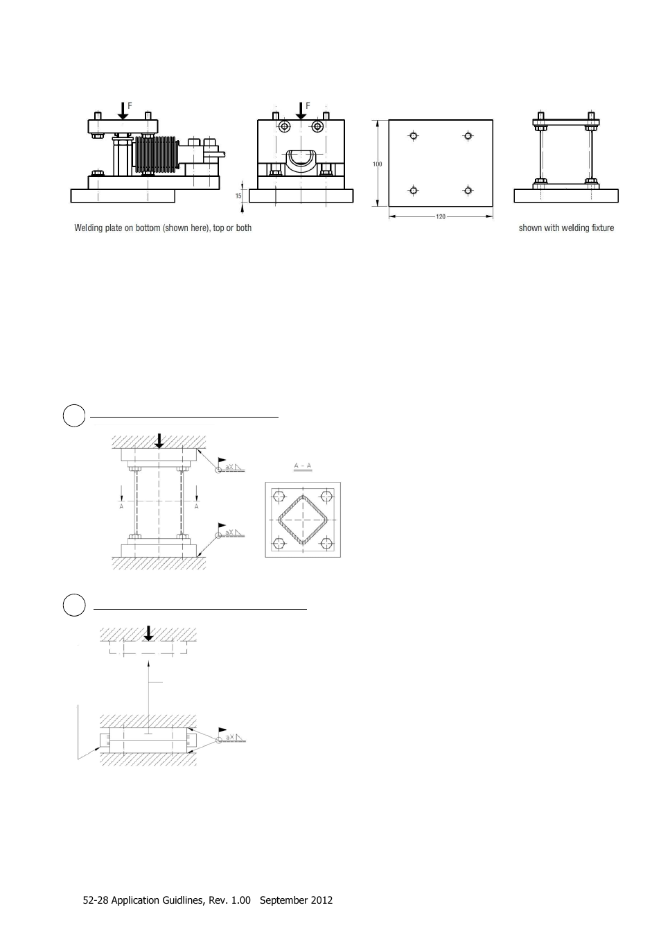 Available accessoires, Installation | Flintec 52-28 User Manual | Page 6 / 8