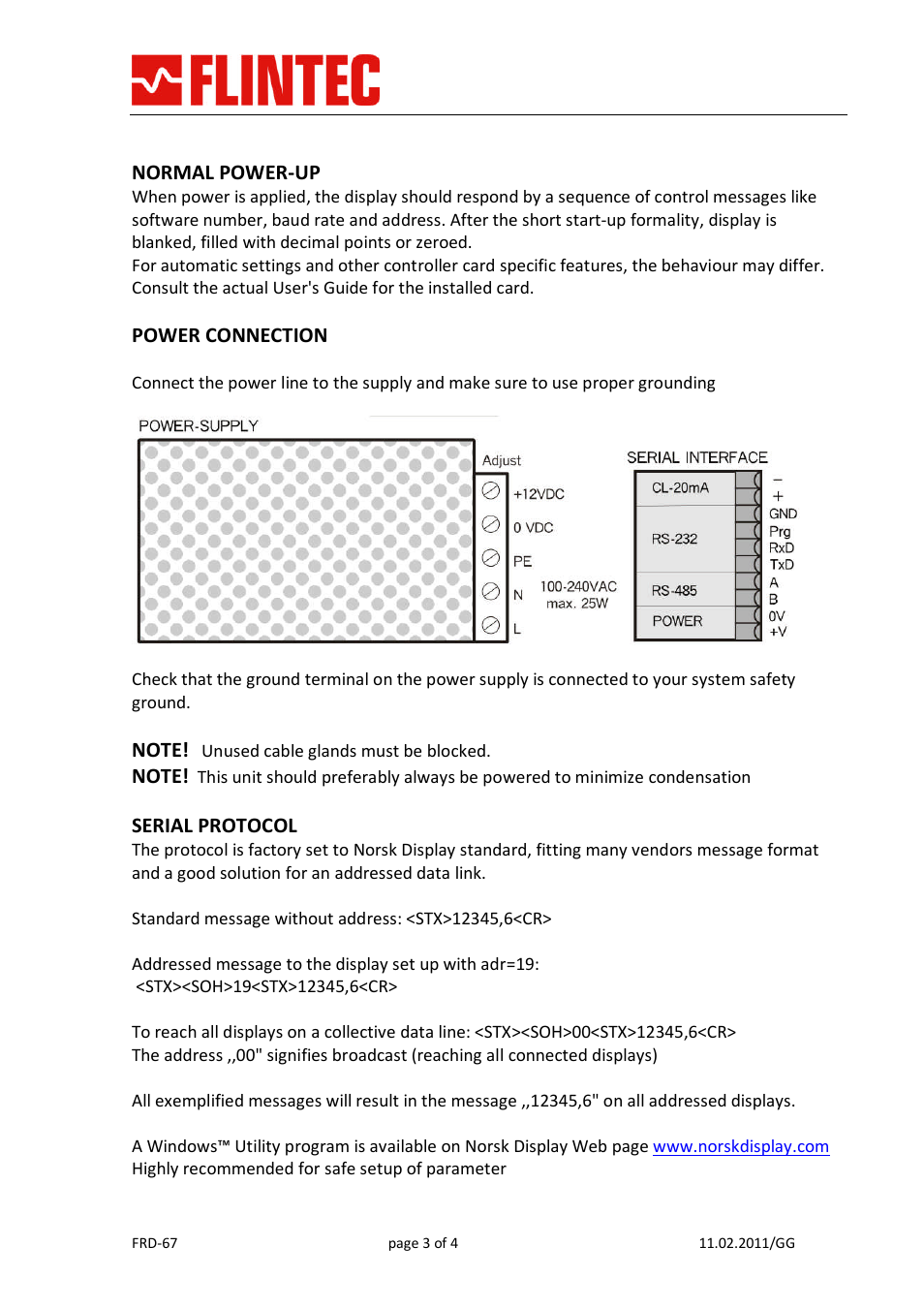 Flintec FRD – 67 User Manual | Page 3 / 4