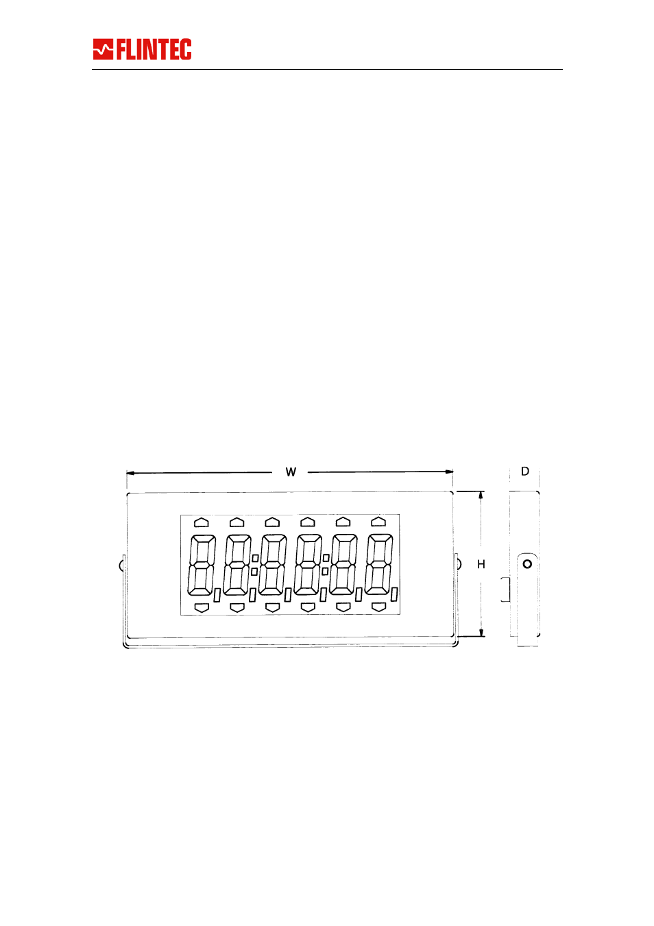 Characteristics | Flintec FRD-45 LCD User Manual | Page 3 / 8