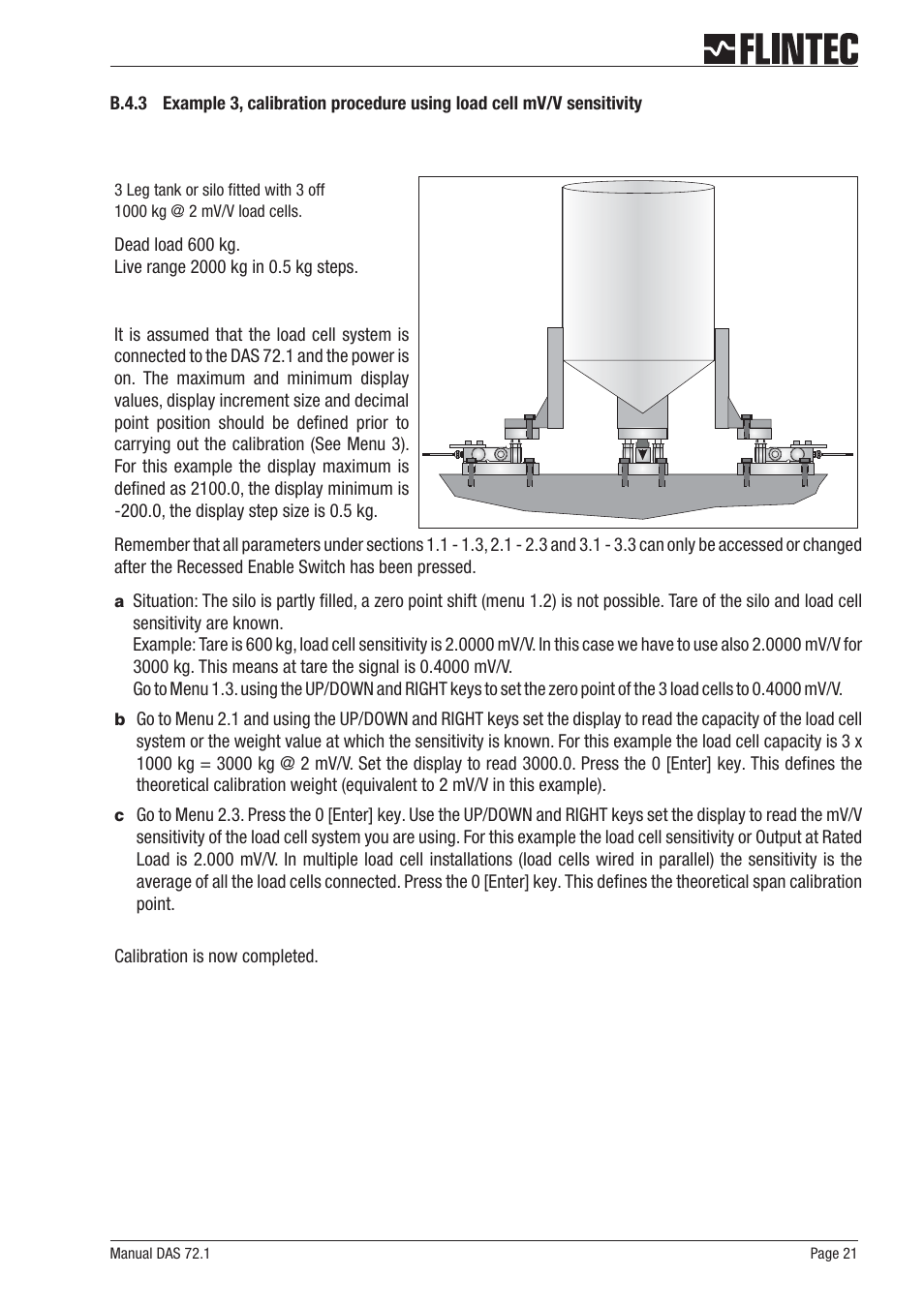 Flintec DAS 72.1 User Manual | Page 21 / 57