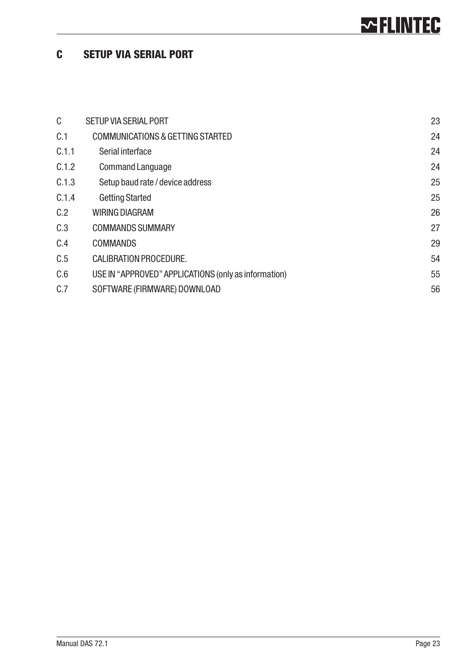 Flintec DAS 72.1 User Manual | Page 23 / 57