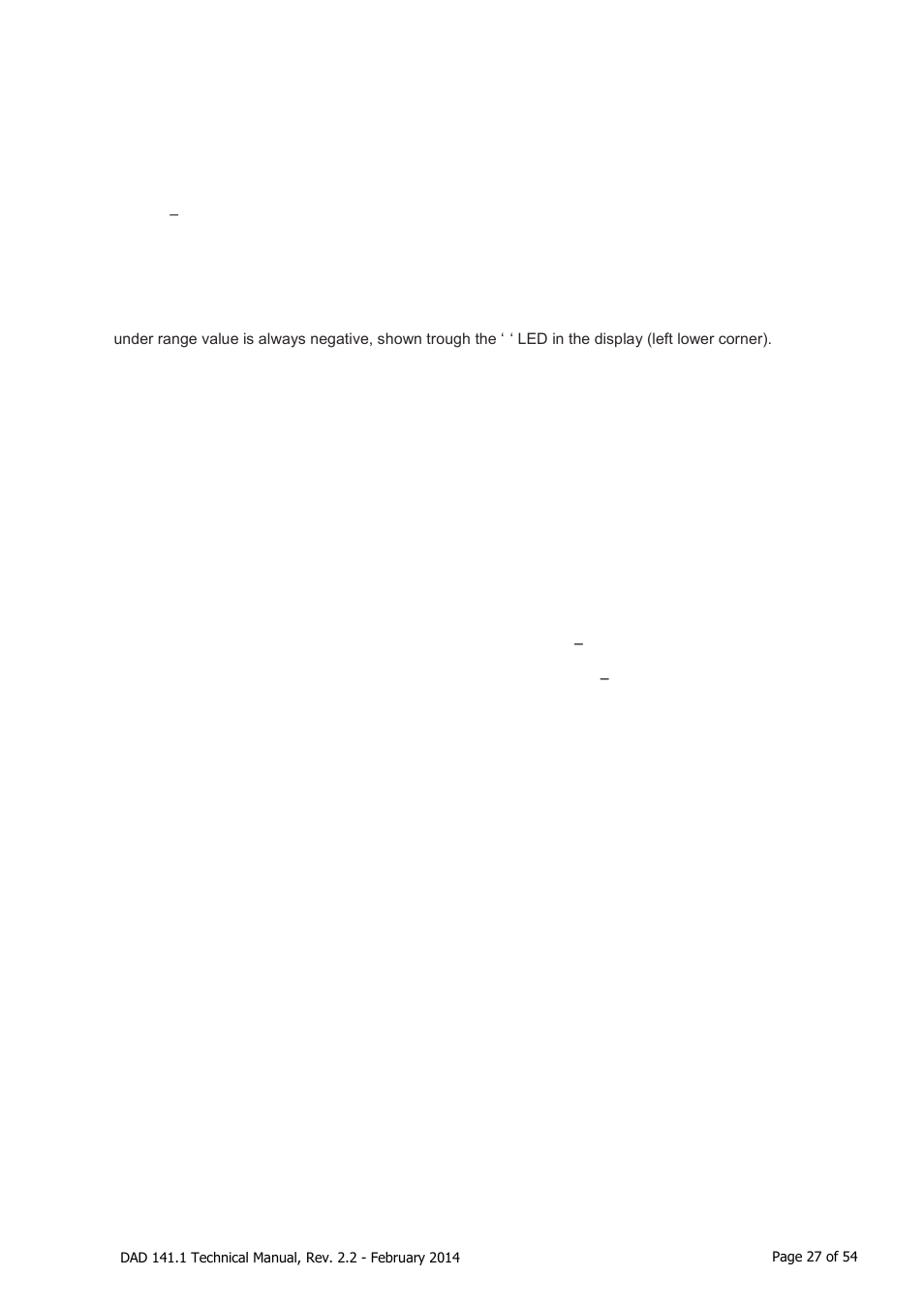 Flintec DAD 141.1 User Manual | Page 27 / 54