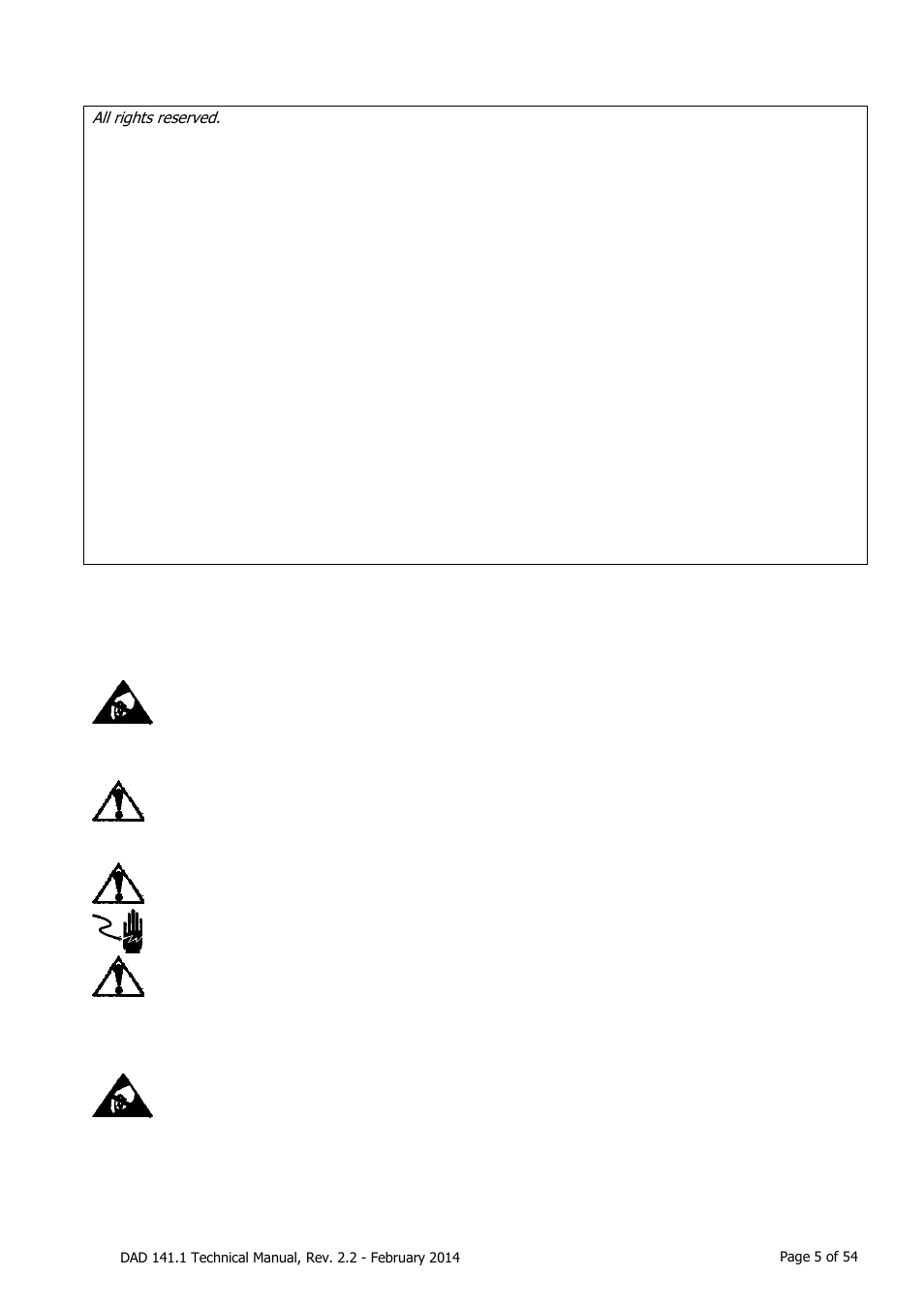 Safety instructions | Flintec DAD 141.1 User Manual | Page 5 / 54