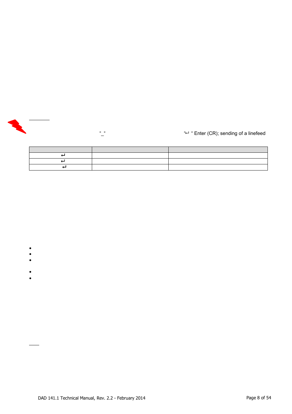 Communications and getting started, Serial interface, Command language | Baud rate, Getting started via rs422/485 | Flintec DAD 141.1 User Manual | Page 8 / 54