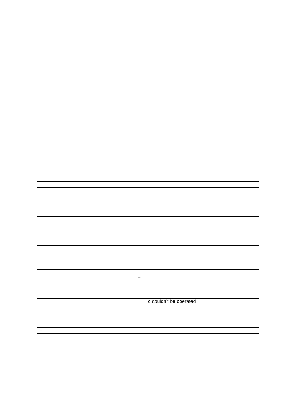 Bsi data structure (for fad-40 and fad-40mb only), General rules, Command format | Command table, Status table | Flintec FAD-40 User Manual | Page 21 / 52