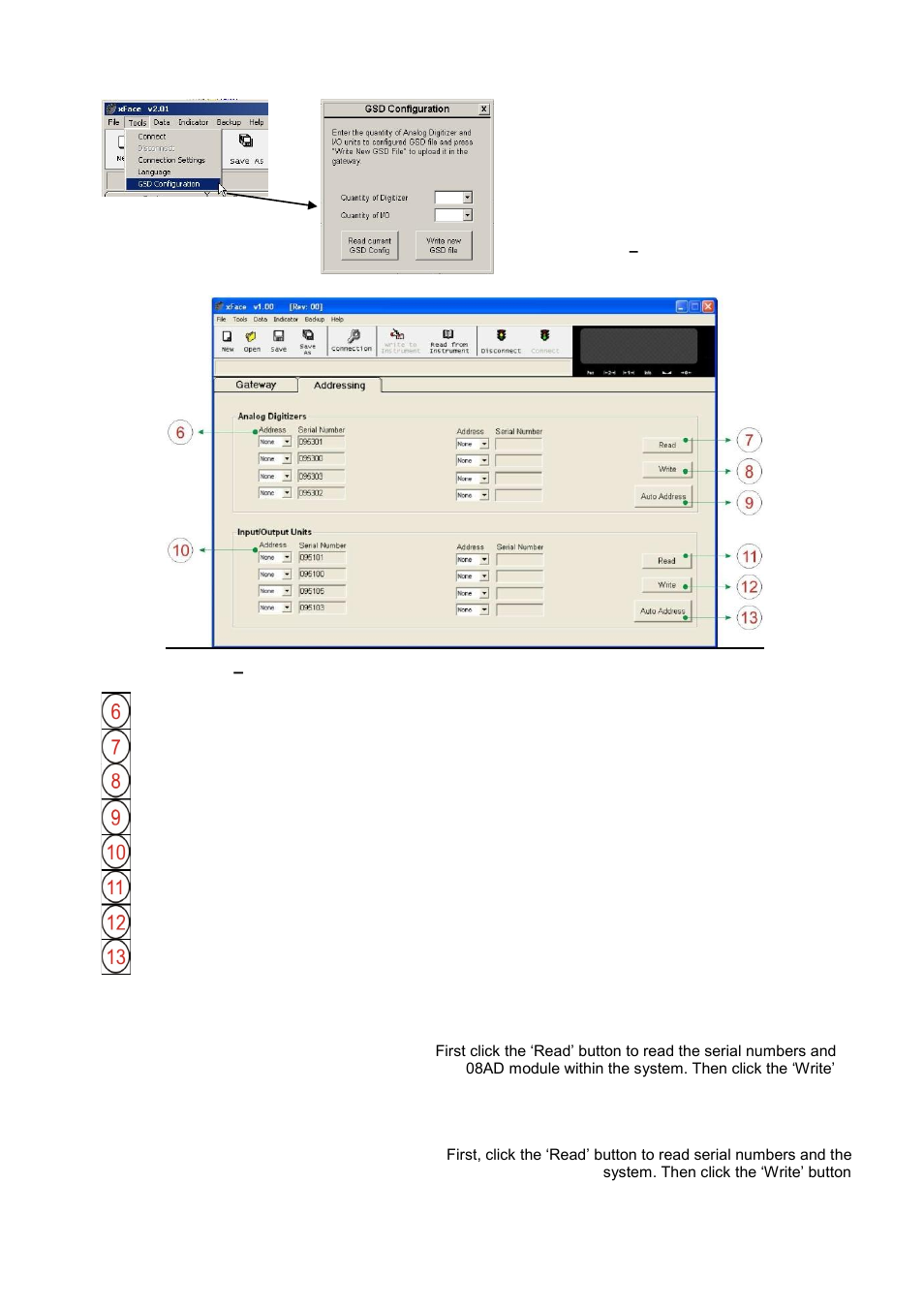 N-bus addressing | Flintec MCS-08 User Manual | Page 15 / 52