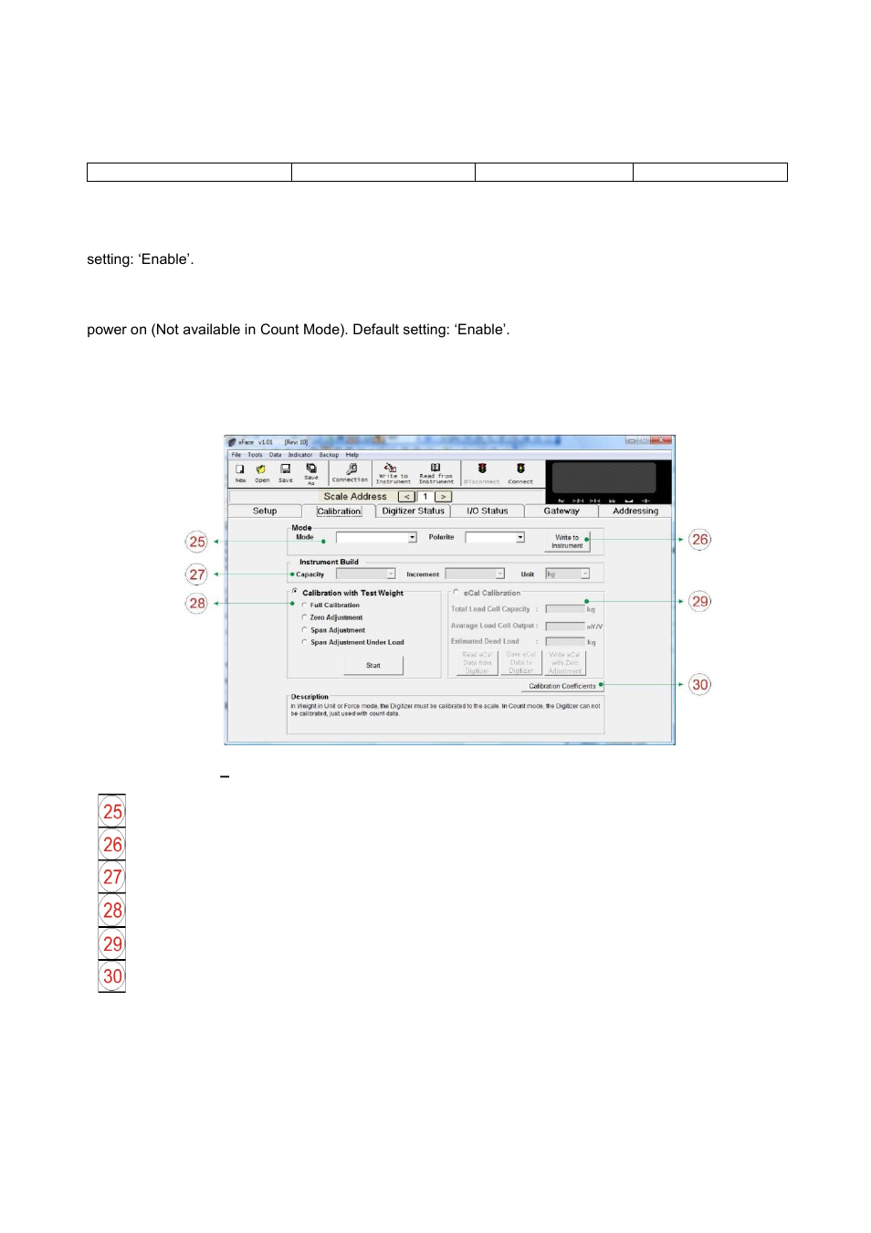 Scale build and calibration, Auto zero tracking, Tare | Save tare at power off, Mode selection | Flintec MCS-08 User Manual | Page 18 / 52