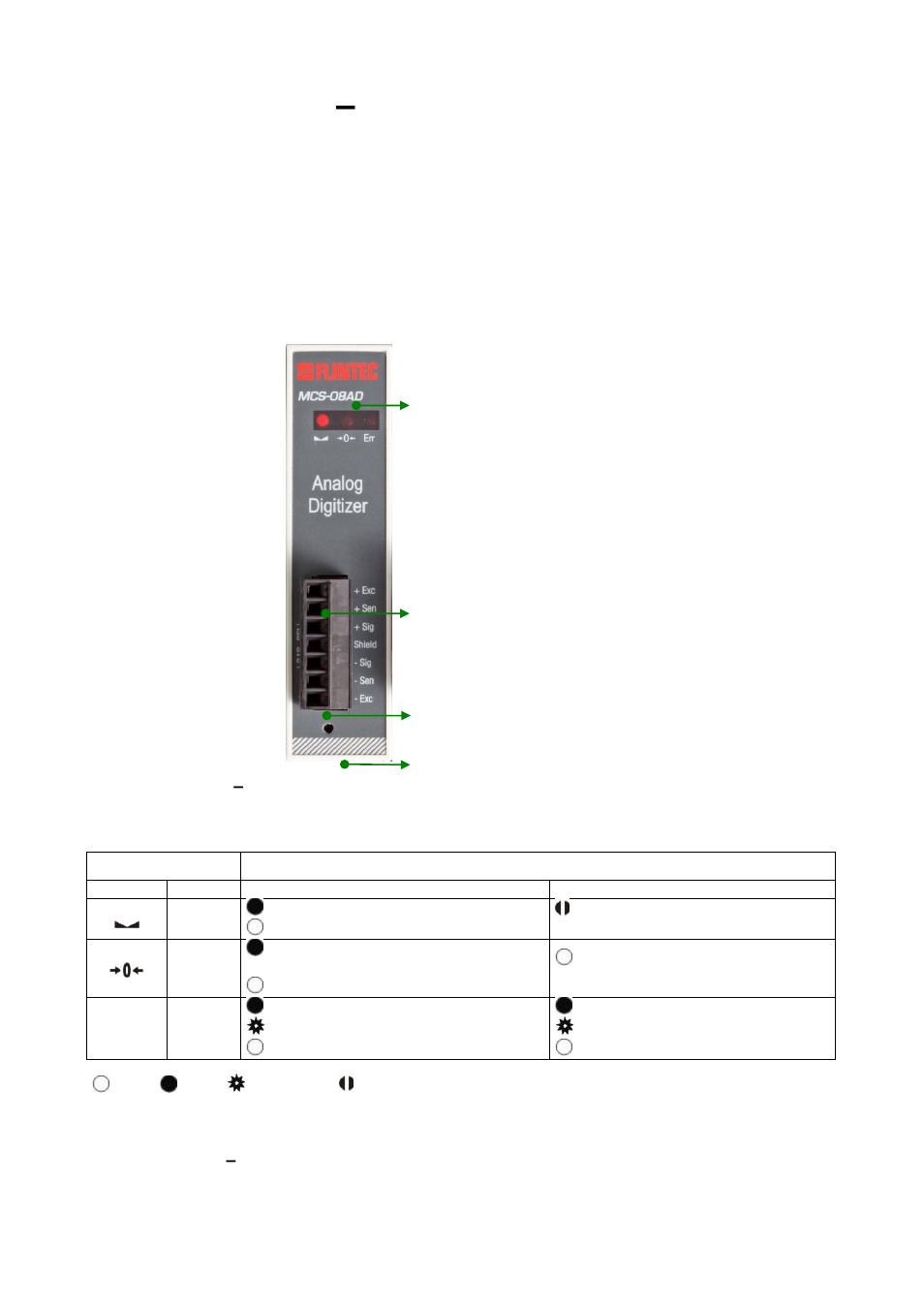 Mcs-08ad, A/d converter module, Front view | Onverter, Odule | Flintec MCS-08 User Manual | Page 33 / 52