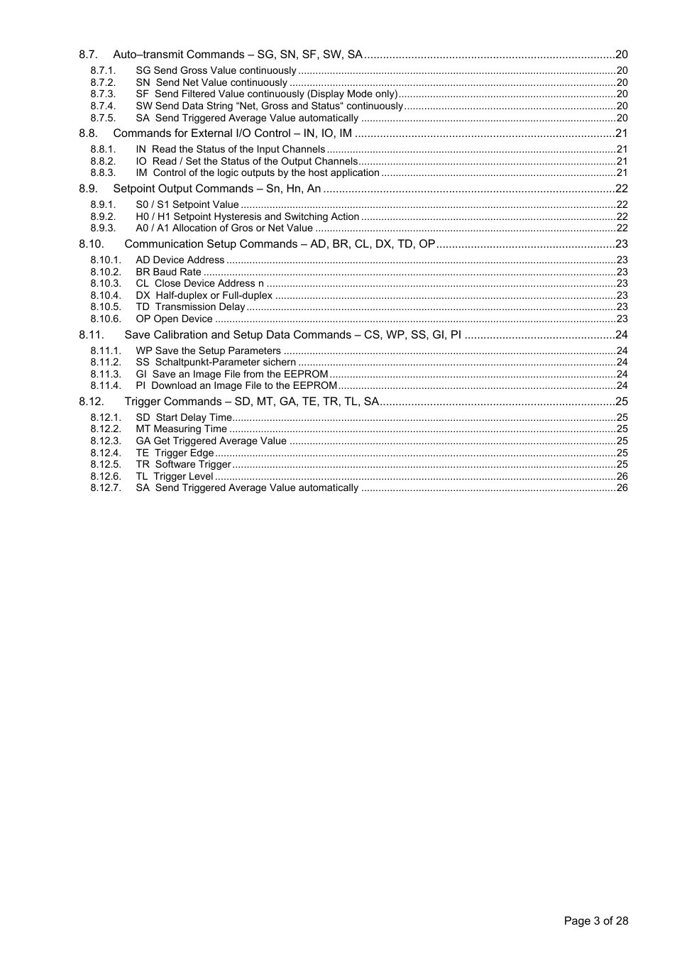 Flintec LDU 68.2 User Manual | Page 3 / 28