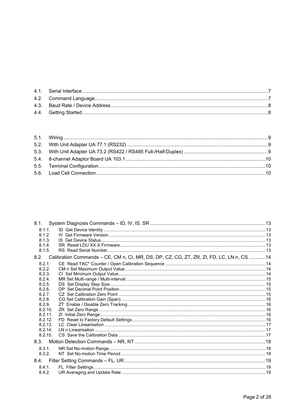 Flintec LDU 69.1 User Manual | Page 2 / 28