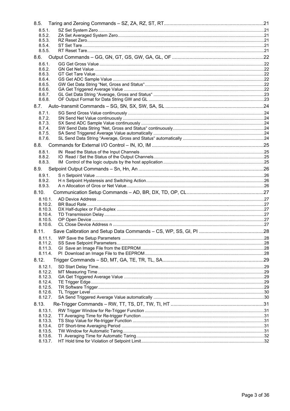 Flintec LDU 78.1 User Manual | Page 3 / 36