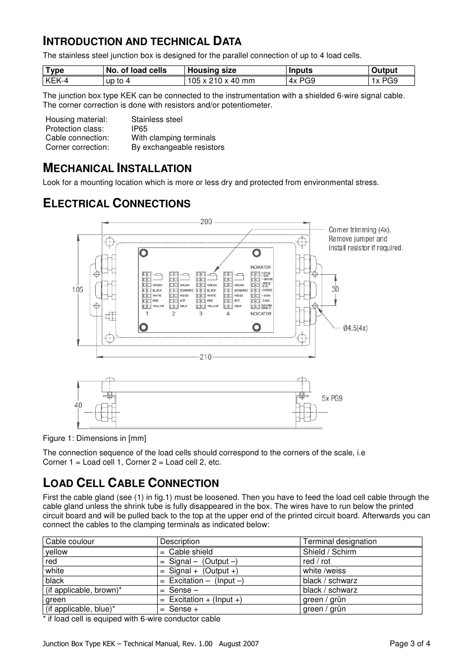 Flintec KEK-4 User Manual | Page 3 / 4