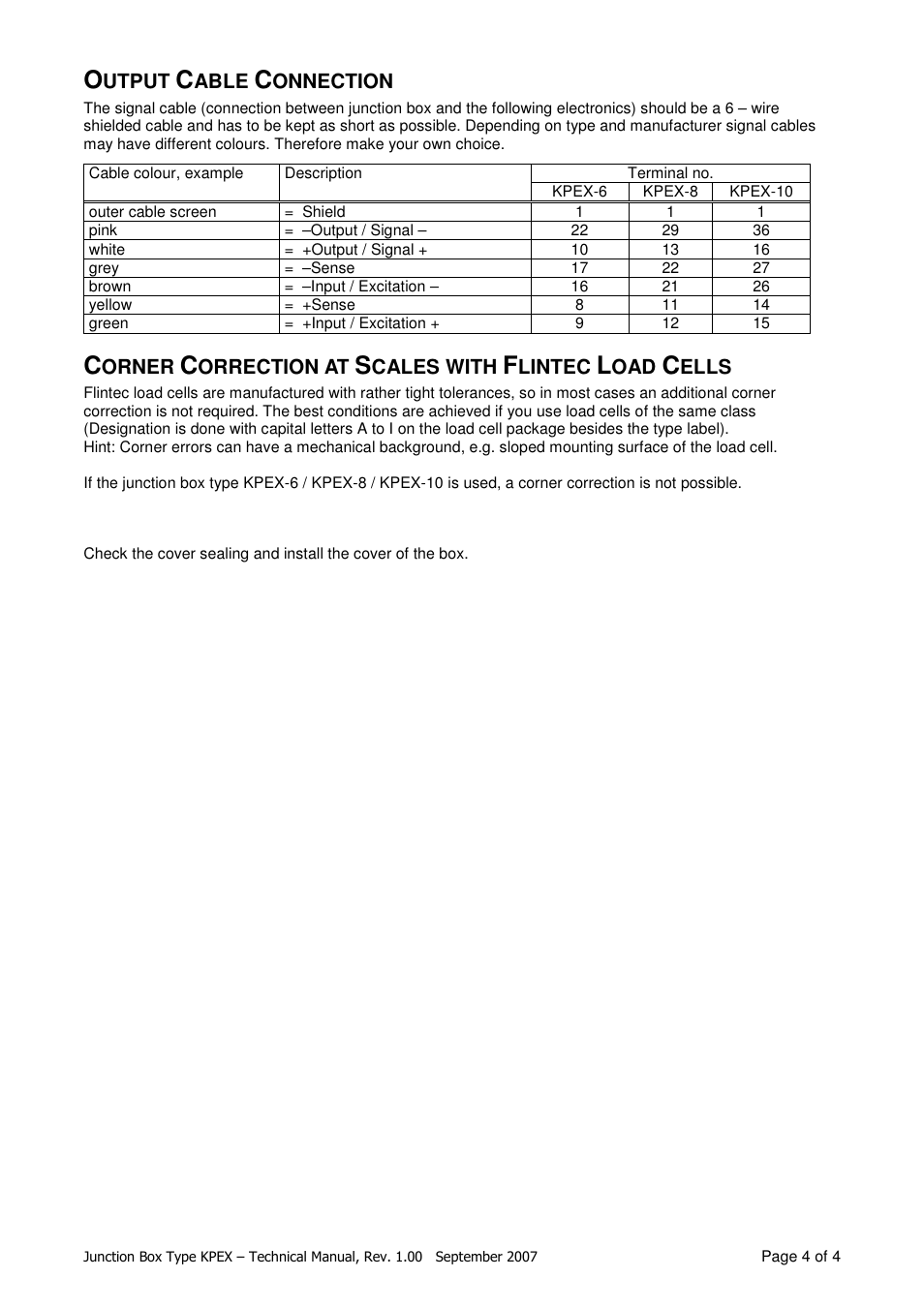 Flintec KPEX-10 User Manual | Page 4 / 4