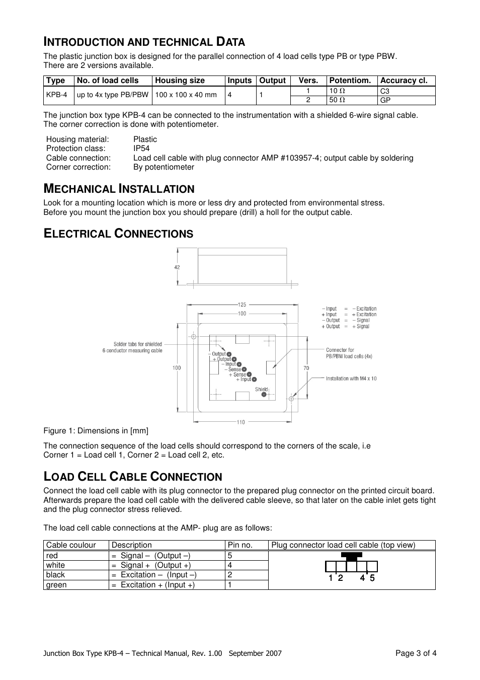 Flintec KPB-4 User Manual | Page 3 / 4