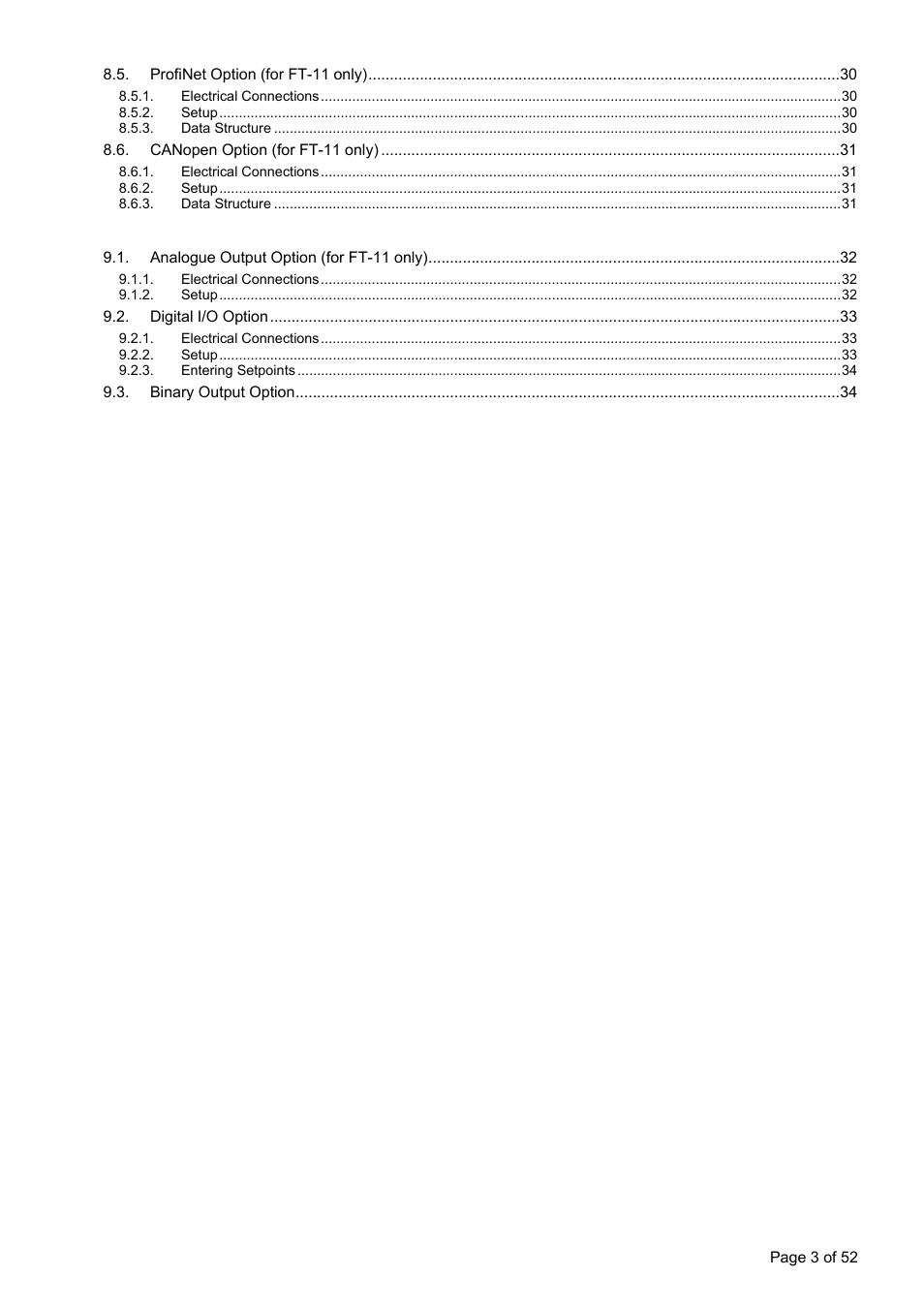 Flintec FT-11D User Manual | Page 3 / 52