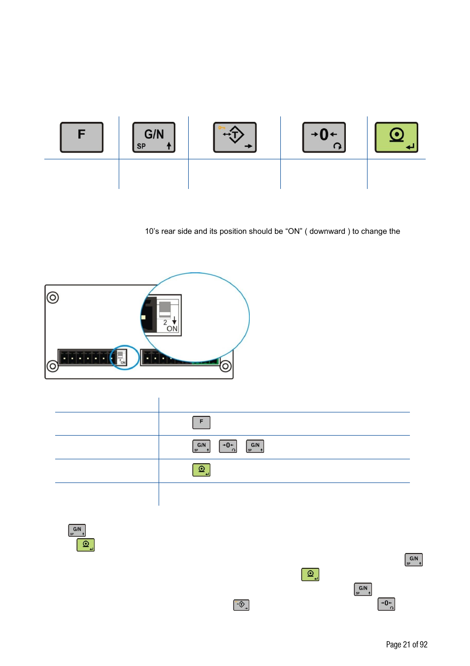 1 entering the programming and calibration, Rogramming and, Alibration | Flintec FT-10xx User Manual | Page 22 / 82