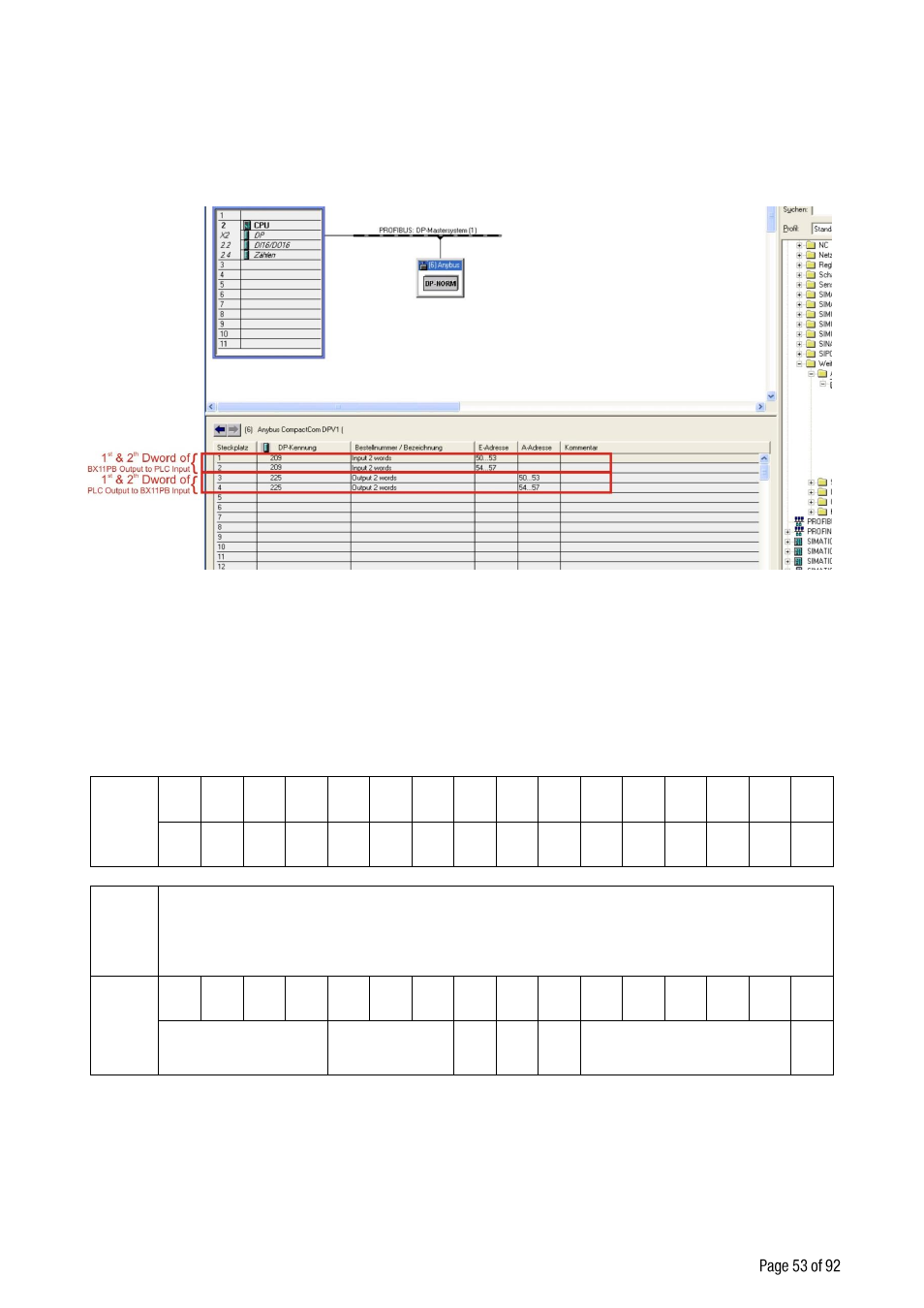 1 gsd configuration, 2 profibus dp data structure | Flintec FT-10xx User Manual | Page 54 / 82