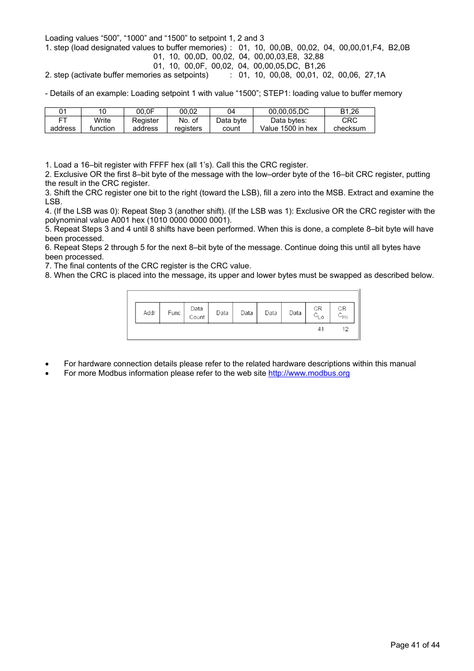 Flintec FT-12 Manual User Manual | Page 41 / 44