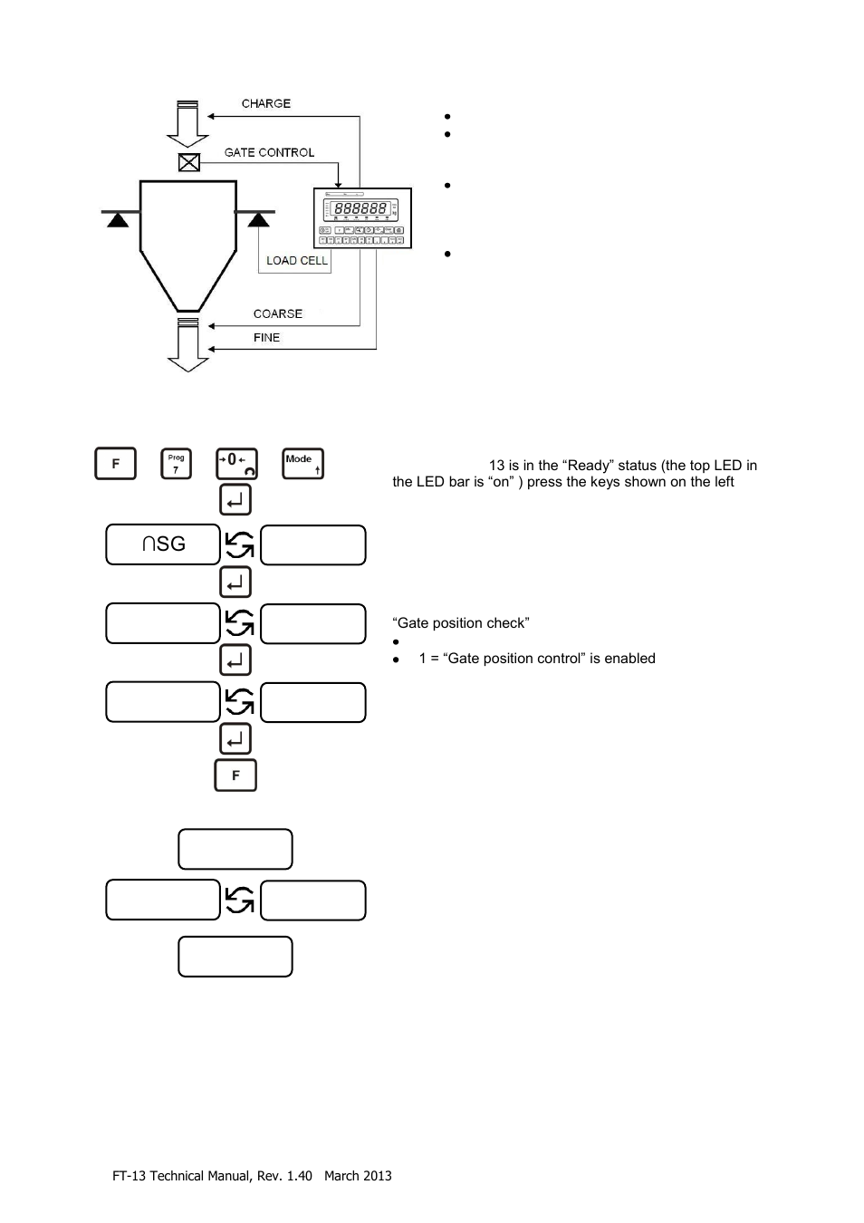 Programme 5: charging and discharging, 6 programme 5: charging and discharging | Flintec FT-13 User Manual | Page 24 / 56