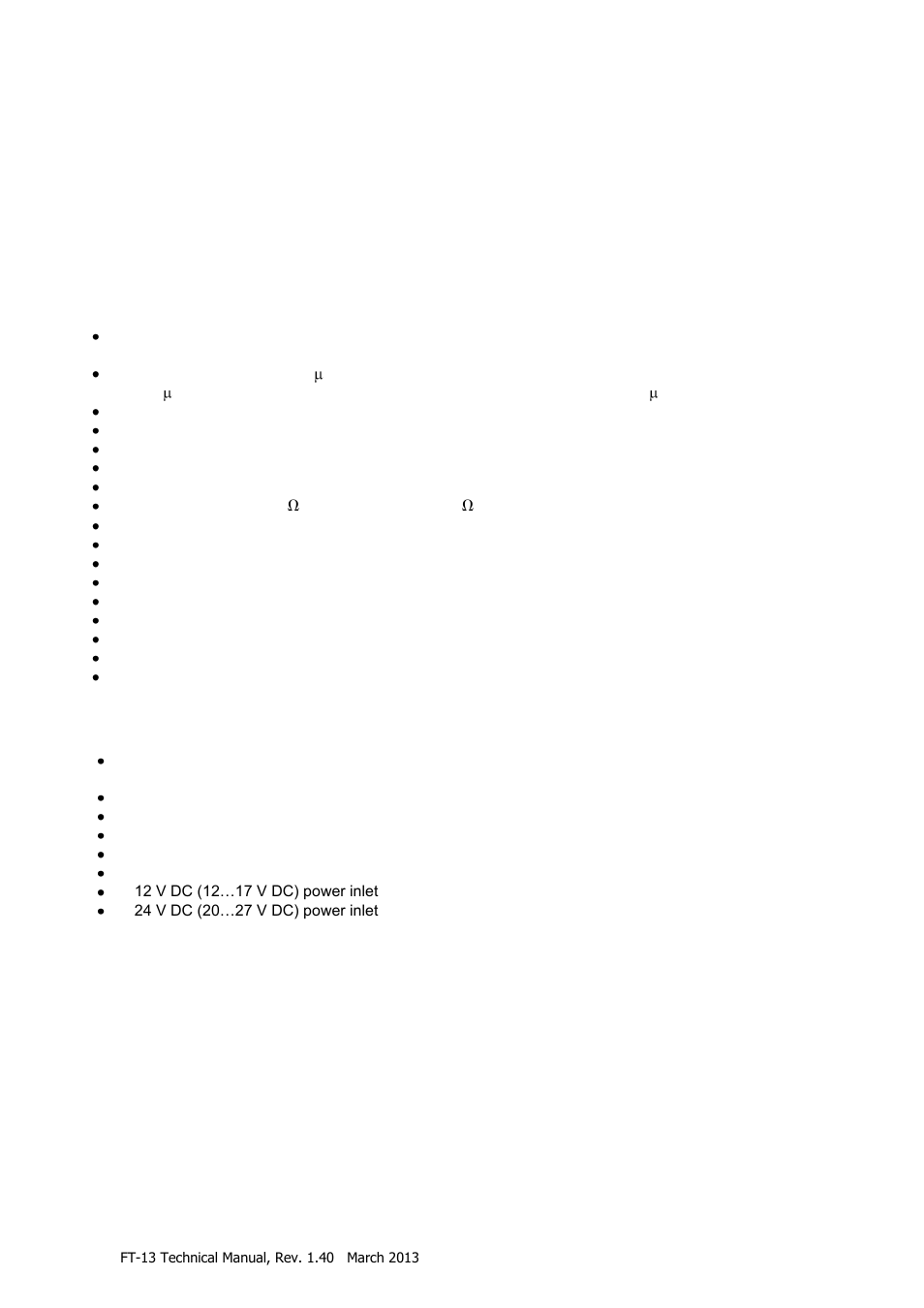 Overview, Key features, Available options | 1 key features, 2 available options, Verview | Flintec FT-13 User Manual | Page 6 / 56