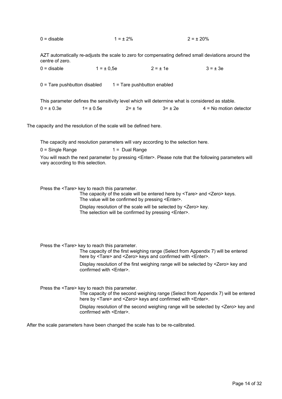 ] scale build | Flintec FT-16D V.1.21 User Manual | Page 14 / 32