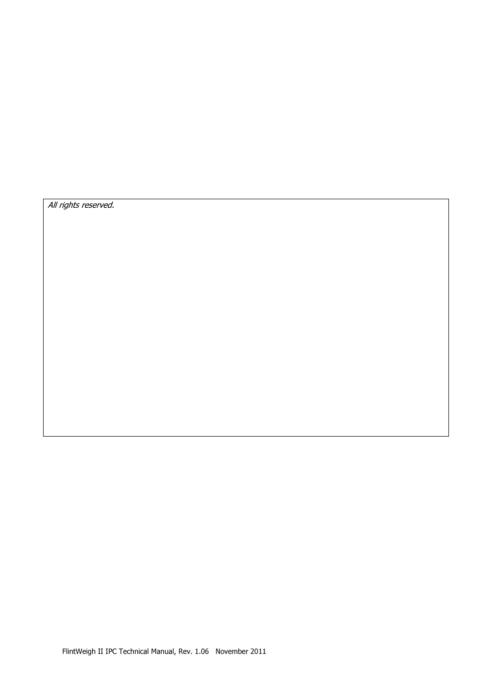 Flintec II IPC User Manual | Page 3 / 36