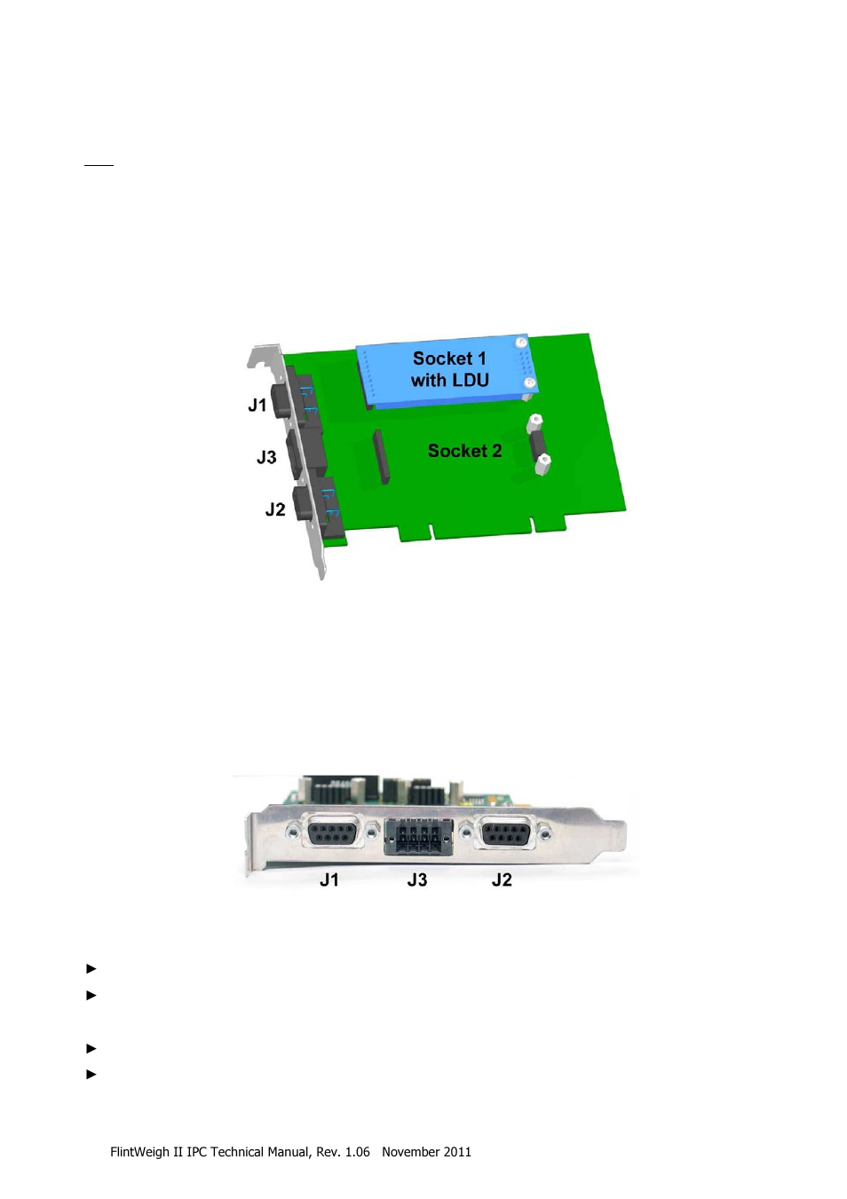 Connectors of the weighing system controller | Flintec II IPC User Manual | Page 8 / 36