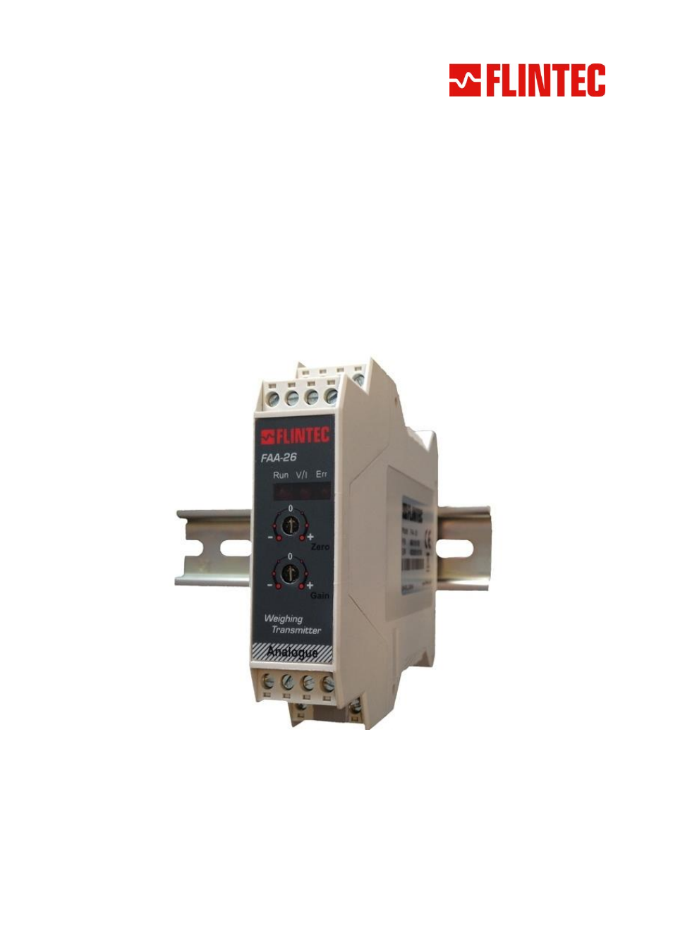 Flintec FAA-26 User Manual | 14 pages