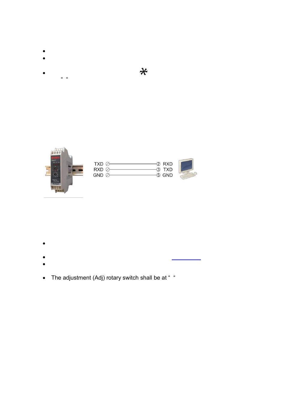 5 serial port connection, 6 commissioning | Flintec FAA-27 User Manual | Page 11 / 22