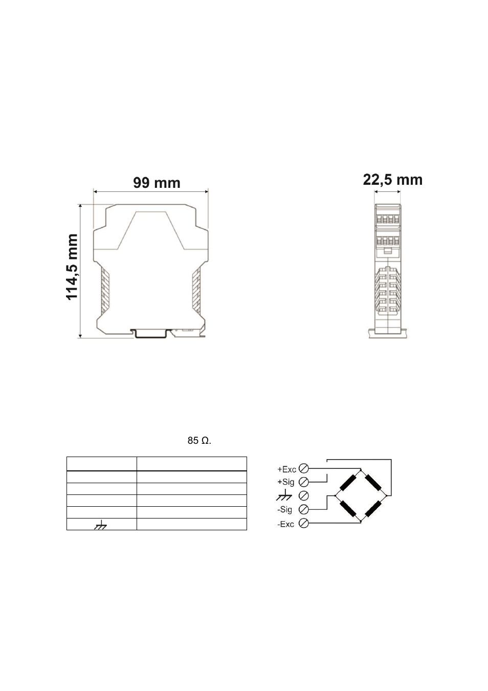 1 mechanical installation, 2 load cell connection, 3 analogue output connection | Flintec FAA-27 User Manual | Page 9 / 22