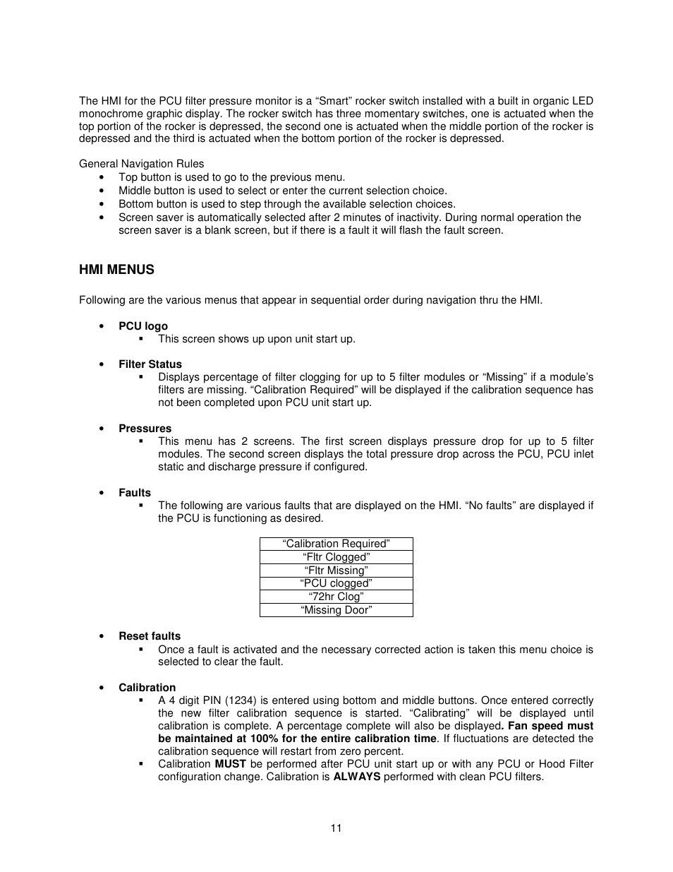 FloAire PCU Filtration User Manual | Page 11 / 24