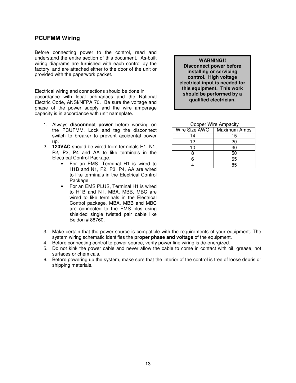 FloAire PCU Filtration User Manual | Page 13 / 24