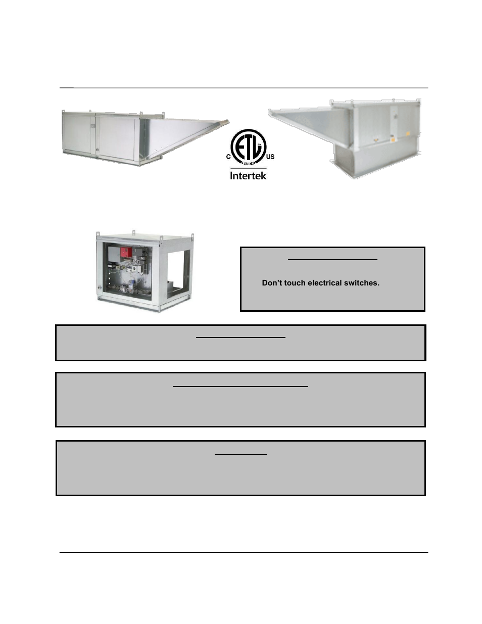 FloAire DIRECT FIRED MODULE User Manual | 28 pages