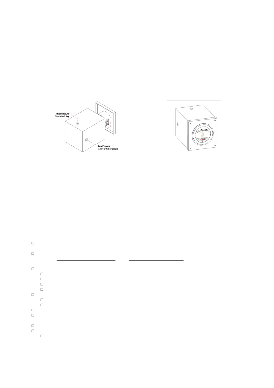 Start-up procedure, Outdoor sensor | FloAire FAV User Manual | Page 15 / 40