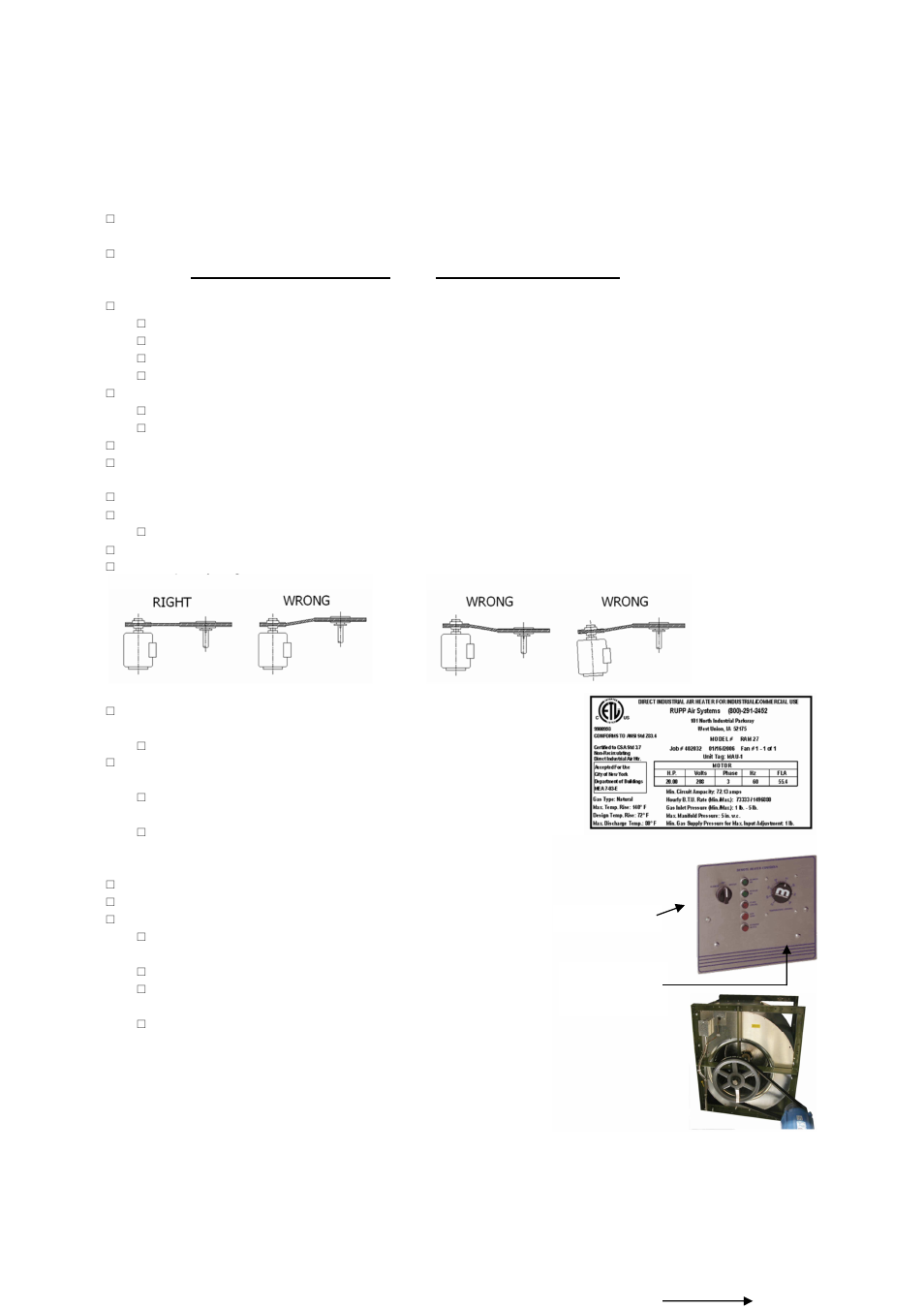 Start-up procedure 80/20 | FloAire FAV-M User Manual | Page 18 / 44