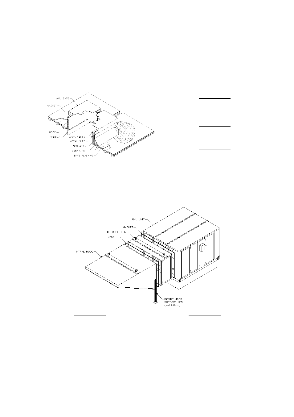 Curbs, Accessories, Warning | FloAire FAV-M User Manual | Page 7 / 44