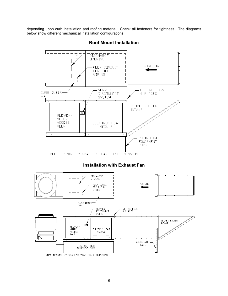 FloAire STAGED ELECTRIC HEAT MODULE User Manual | Page 6 / 24