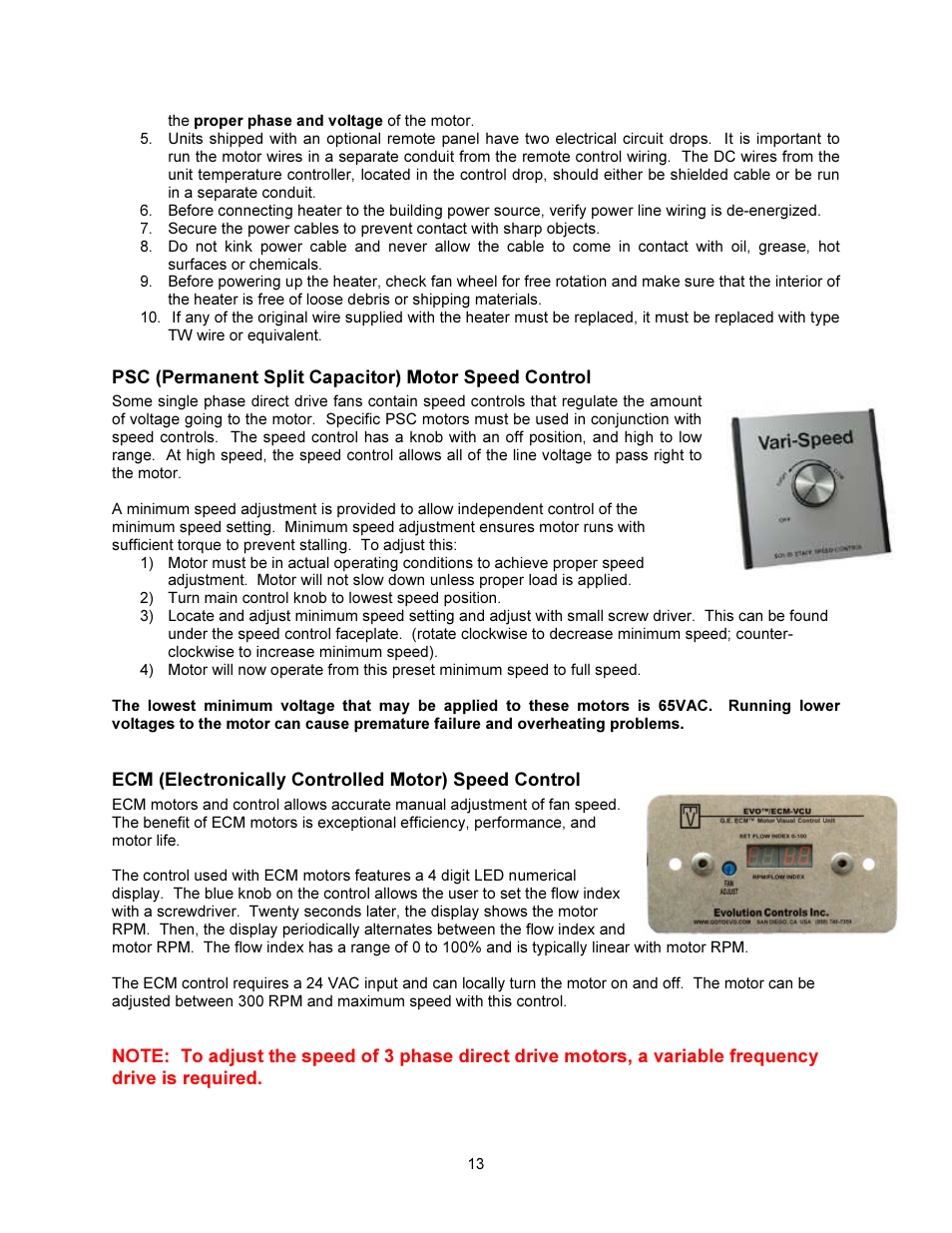 FloAire INDIRECT FIRED BENT TUBE MODULE User Manual | Page 13 / 44
