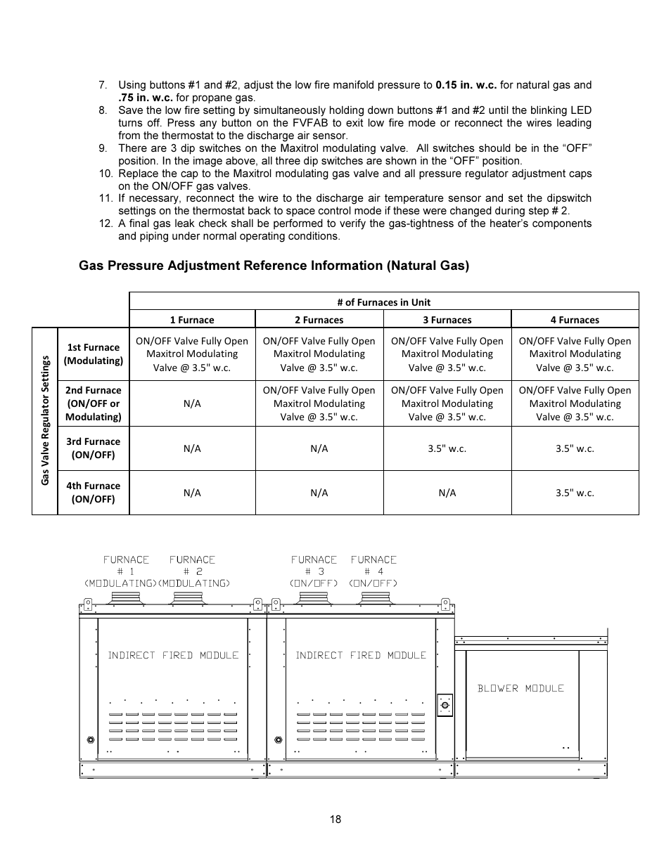 FloAire INDIRECT FIRED BENT TUBE MODULE User Manual | Page 18 / 44