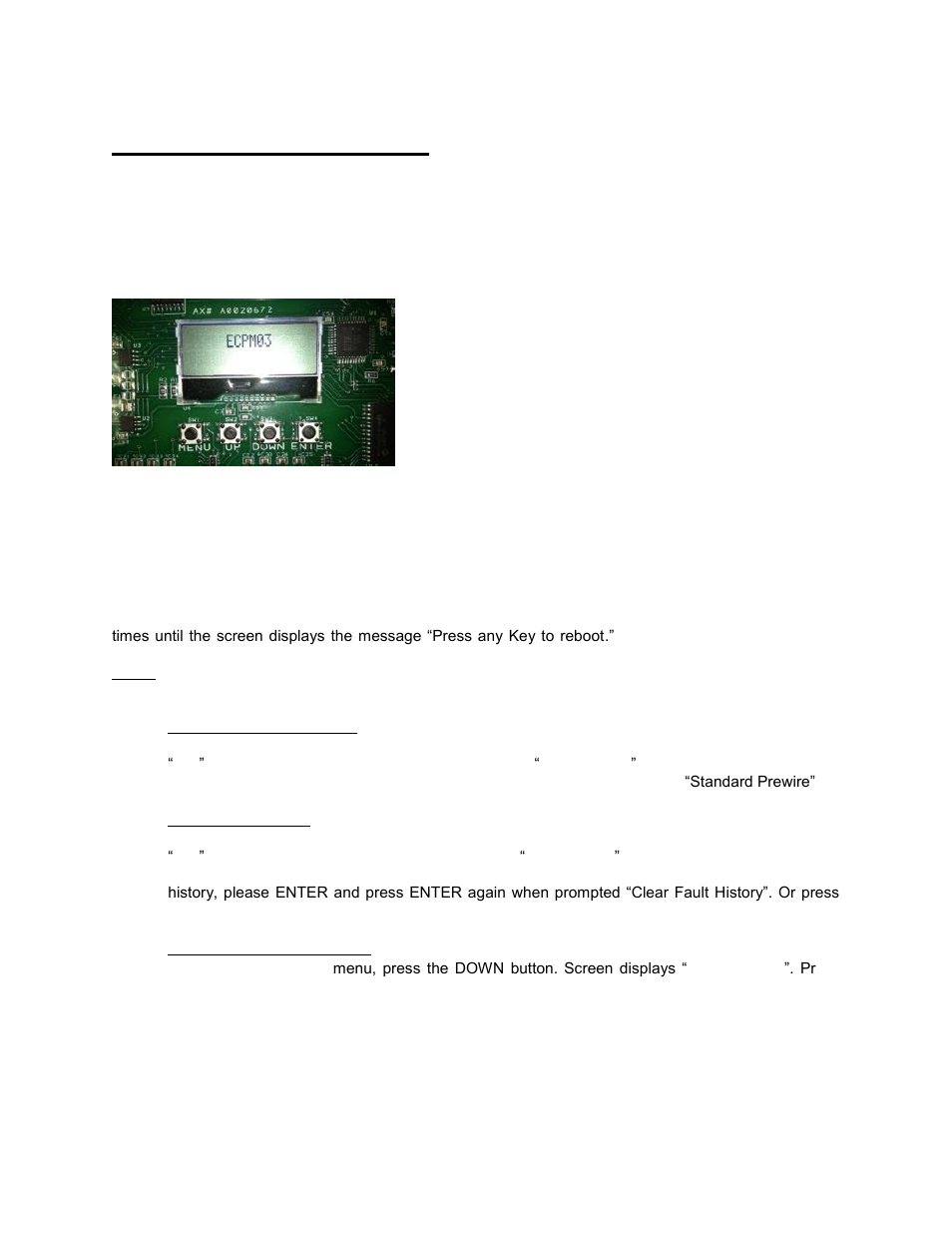 Configuration and diagnostics, Security, Setup options | FloAire Electrical Controls User Manual | Page 16 / 28
