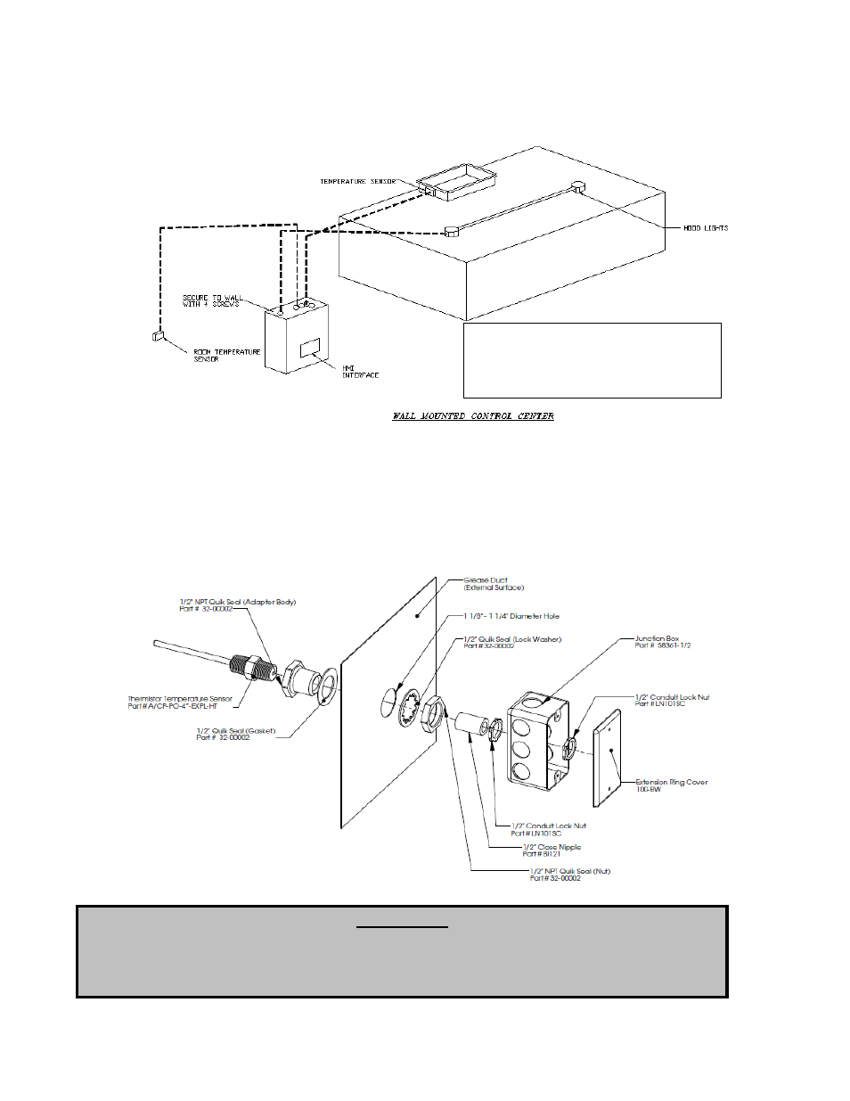 Wall mount installation (optional), Duct sensor installation, Electrical | FloAire Electrical Controls User Manual | Page 7 / 28