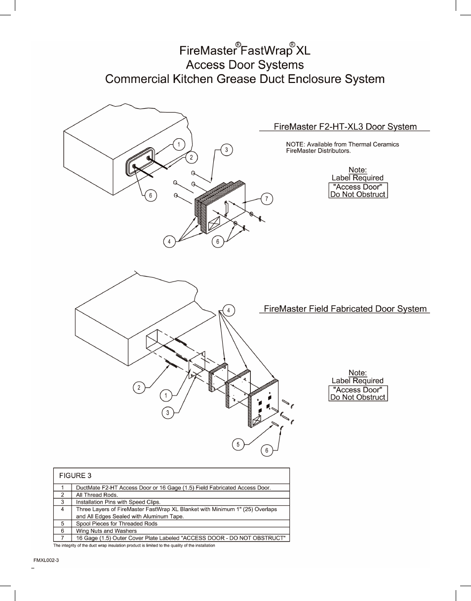 FloAire FastWrap XL Commercial Kitchen Grease Duct Enclosure System User Manual | Page 6 / 8