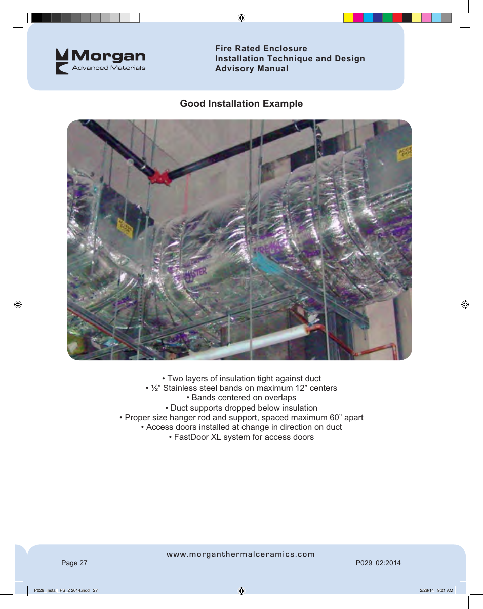 Good installation example | FloAire Pyroscat Enclosure User Manual | Page 28 / 60