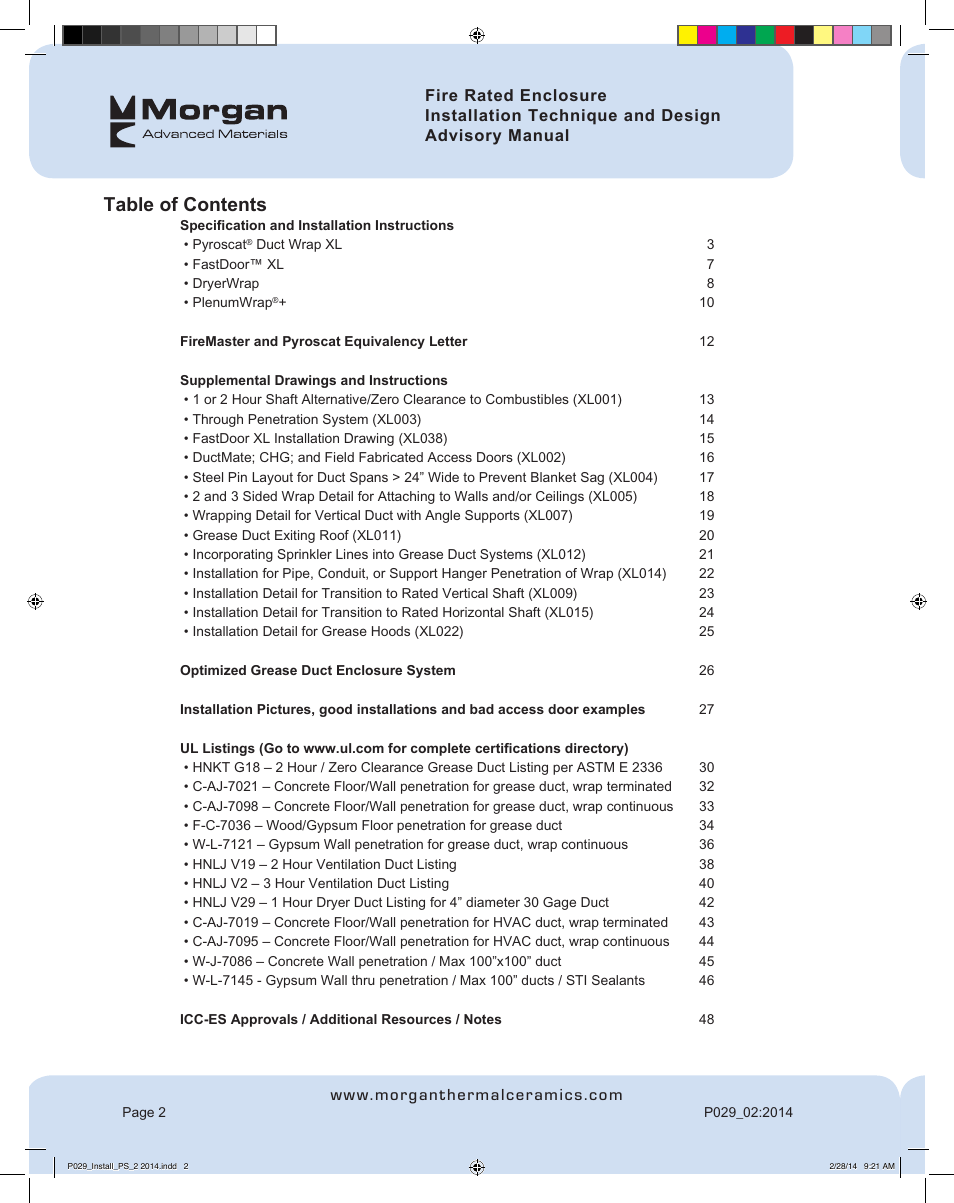 FloAire Pyroscat Enclosure User Manual | Page 3 / 60