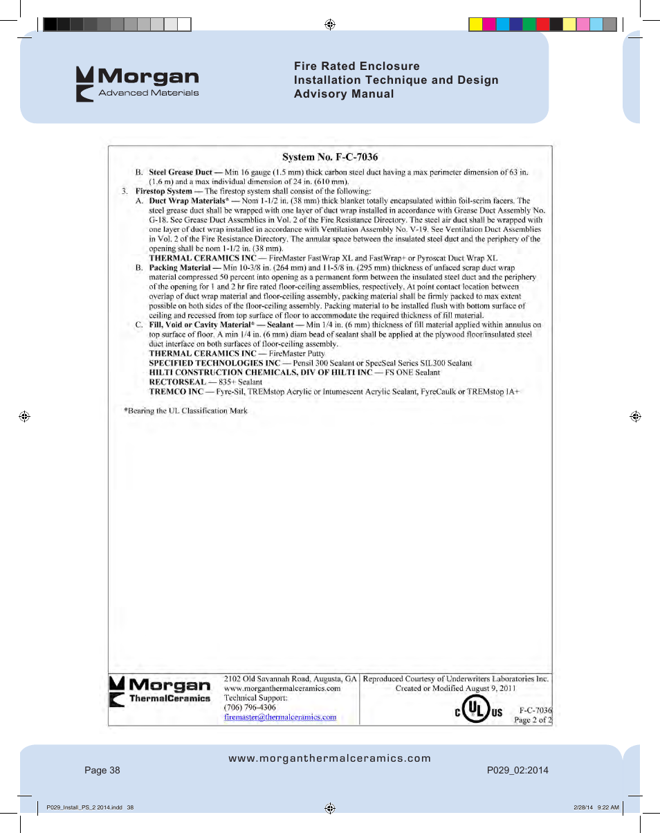 FloAire Pyroscat Enclosure User Manual | Page 39 / 60
