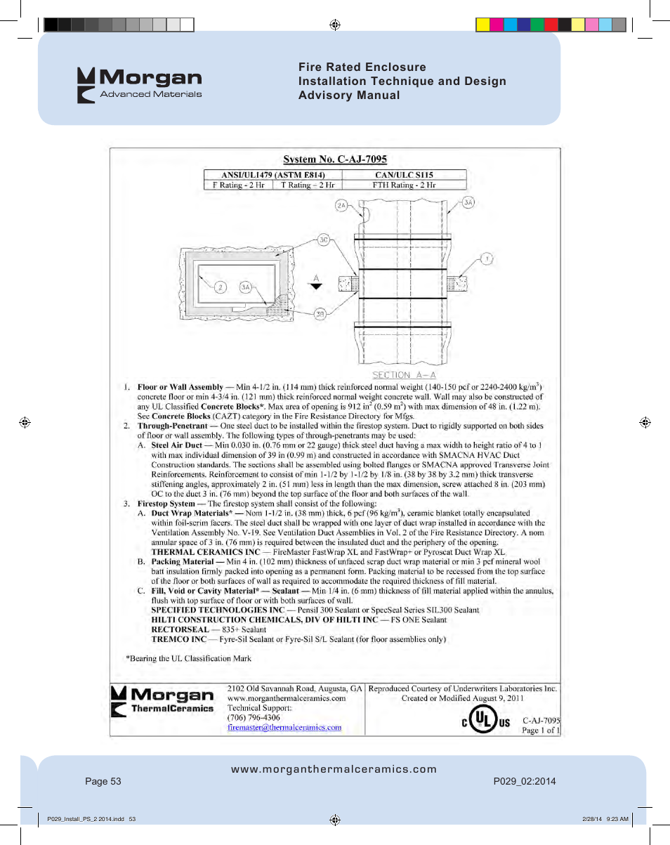 FloAire Pyroscat Enclosure User Manual | Page 54 / 60