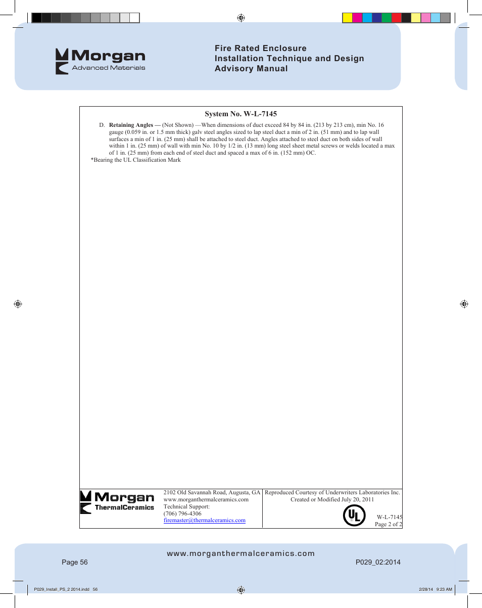 FloAire Pyroscat Enclosure User Manual | Page 57 / 60