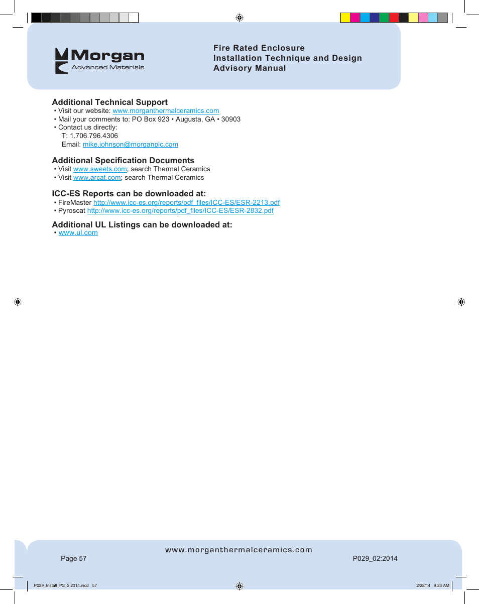 FloAire Pyroscat Enclosure User Manual | Page 58 / 60