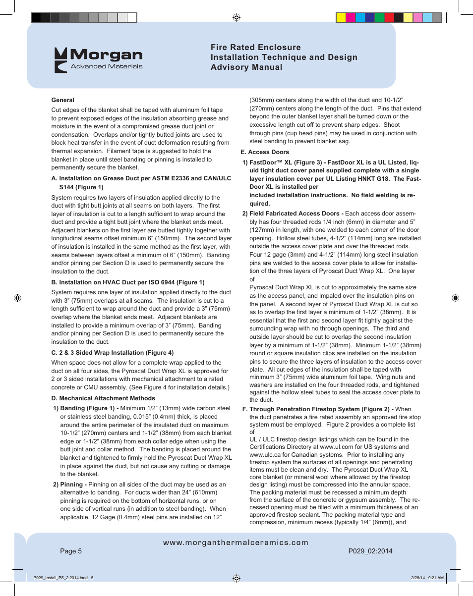 FloAire Pyroscat Enclosure User Manual | Page 6 / 60