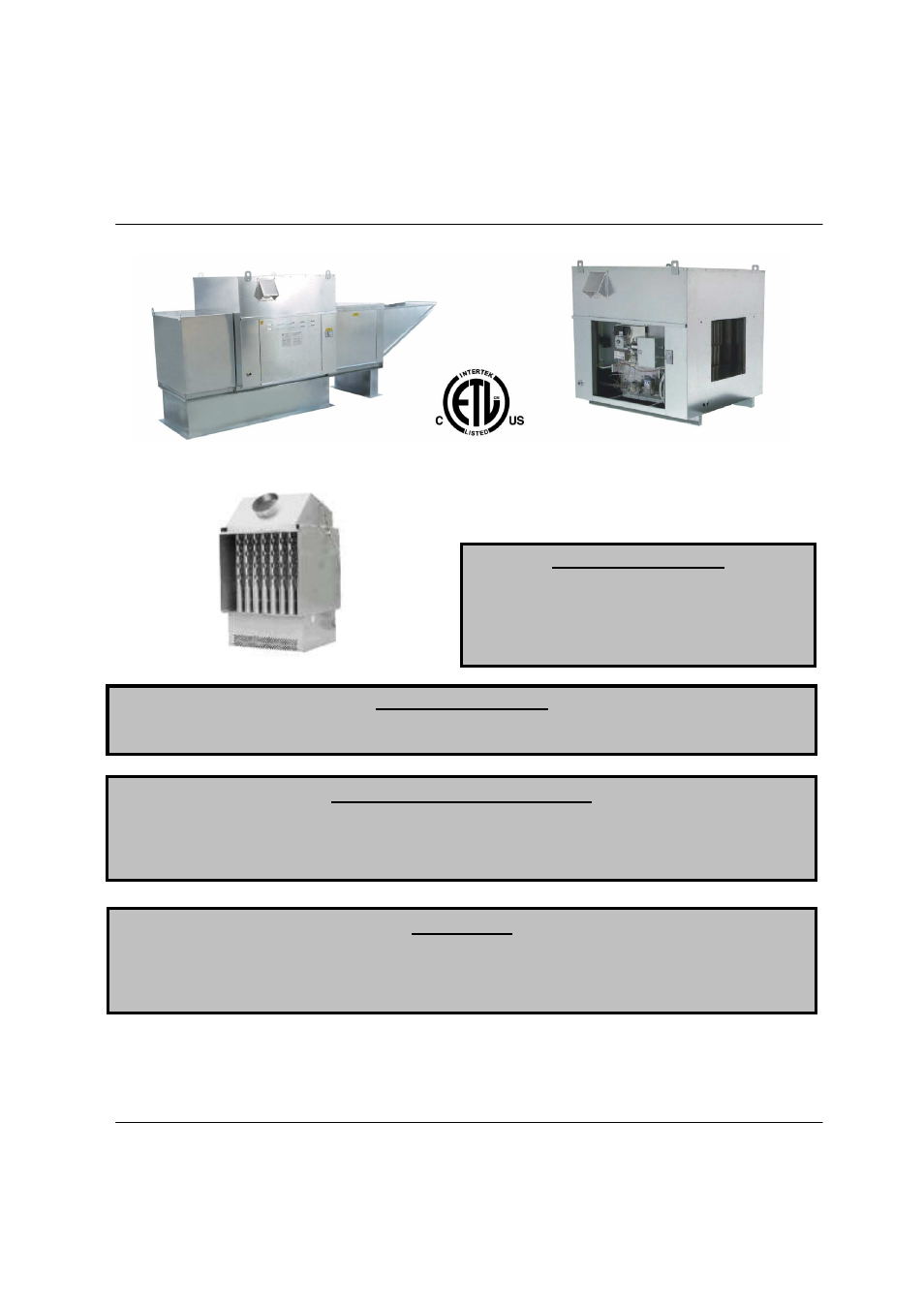 FloAire Indirect Fired Heater User Manual | 28 pages